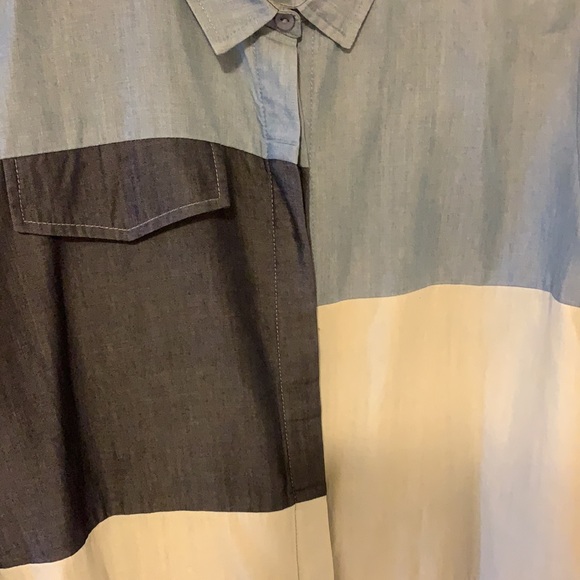 Just Female denim patch shirt - Picture 2 of 5